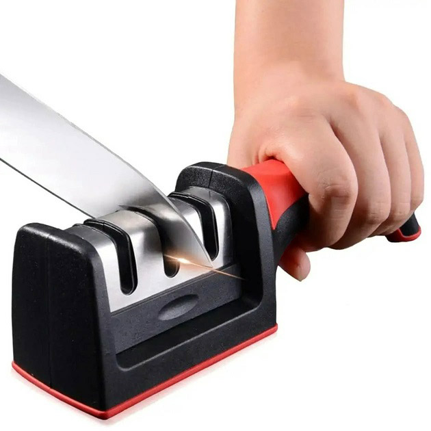 Професійна ручна точилка Fast Sharpener RS-168 з 3 рівнями заточування