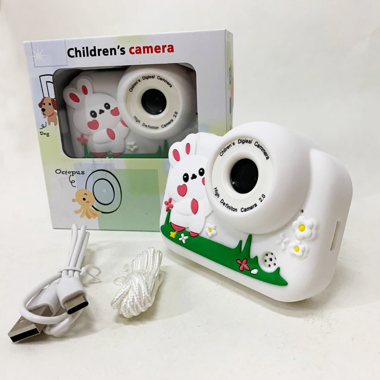 Дитячий фотоапарат M03 White Rabbit - Зображення 2