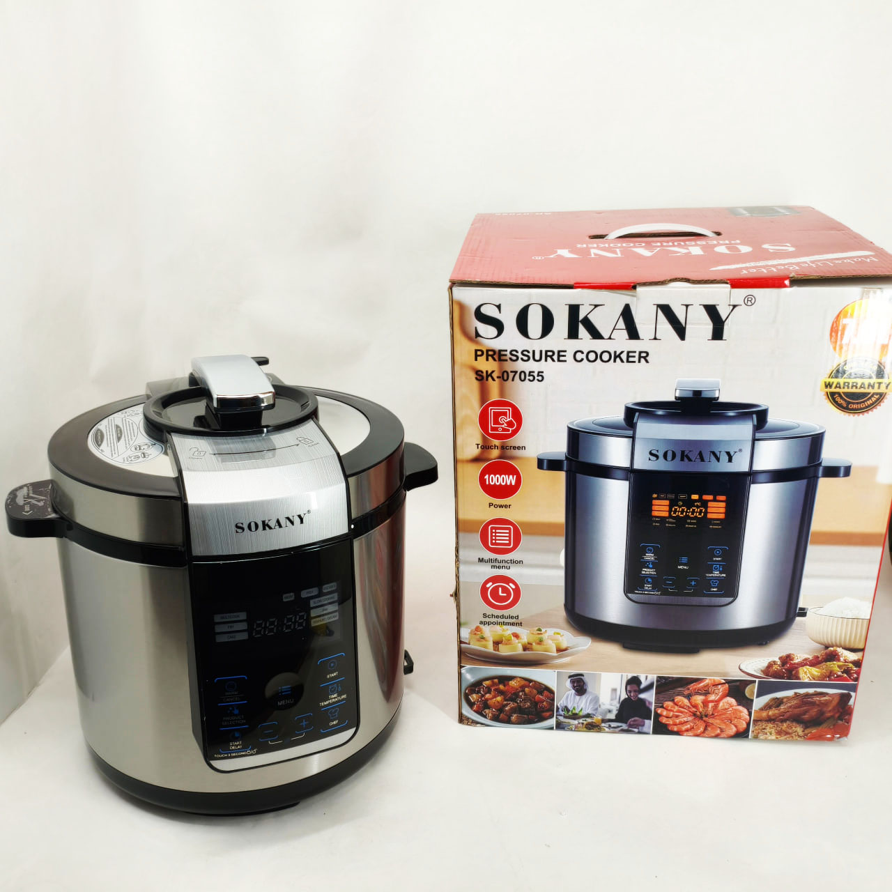 Мультиварка Sokany SK-07055 7 л 3в1 1000 Вт - Зображення 5