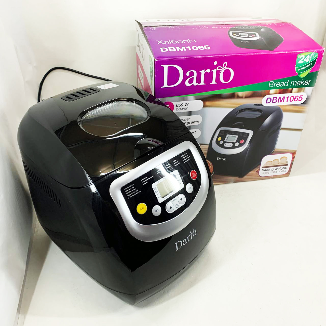 Хлібопічка DARIO DBM 1065 - Зображення 3