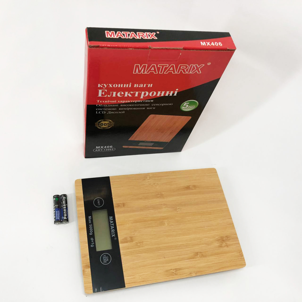 Весы кухонные MATARIX MX-406 5кг Wood, Кухонные весы для приготовления блюд, Весы для домашней кухни - Зображення 7