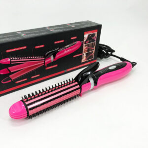 Плойка-праска 3в1 Geemy GM-2922 для завивки волосся pink