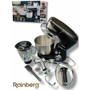 Кухонний комбайн Rainberg RB-8088 6 л 3600 Вт планетарний Black