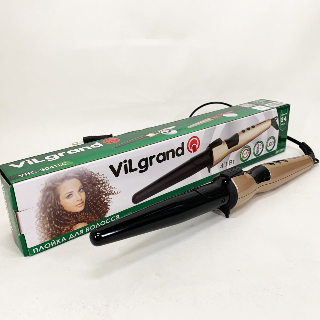 Плойка конусна ViLgrand VHC-3041LC Gold - Зображення 3