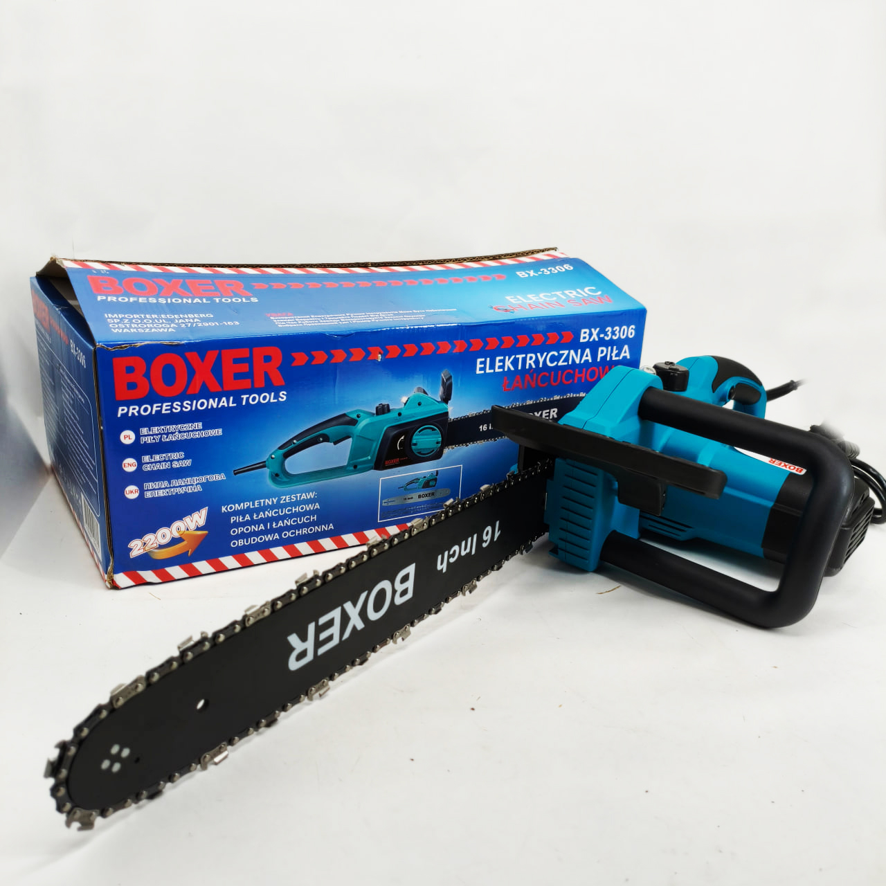 Електропила ланцюгова Boxer BX-3306 2200 Вт 40 см