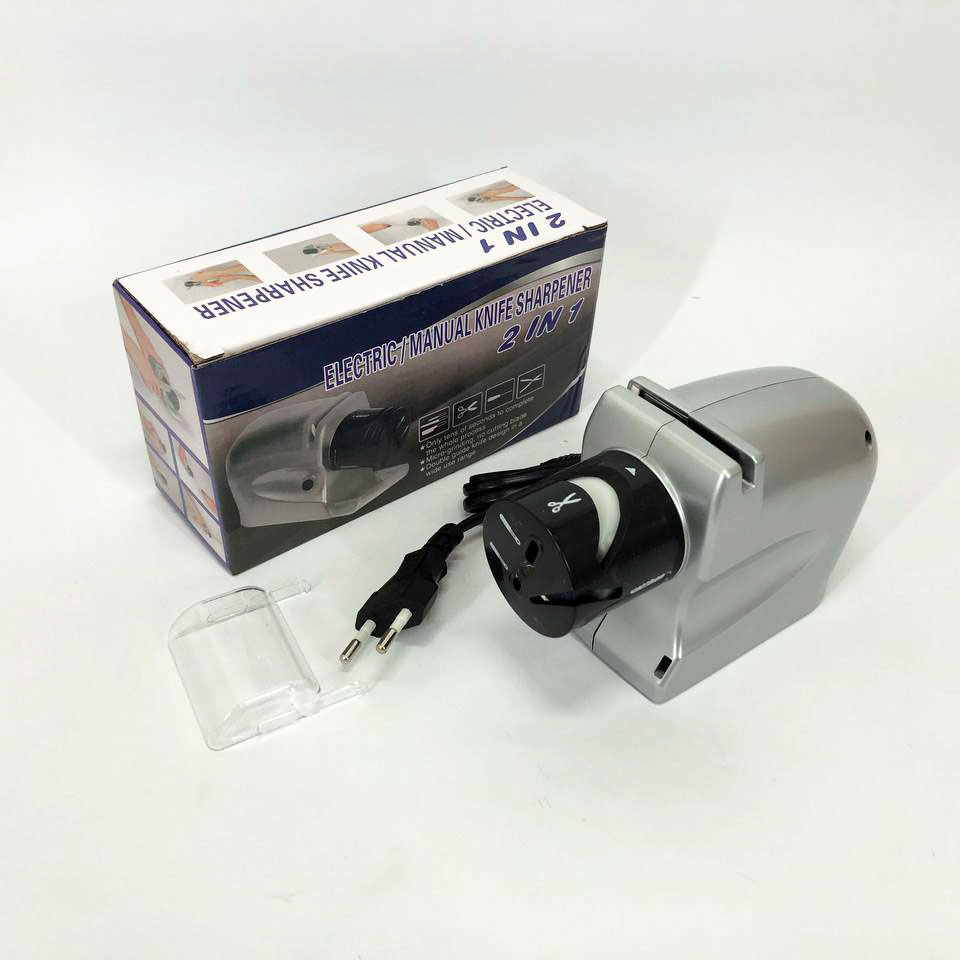 Электрическая точилка для ножей и ножниц ELECTRIC SHARPENER 220В, Электронная точилка для заточки ножей - Зображення 9