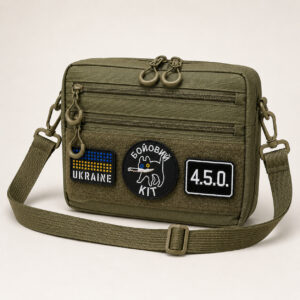 Сумка EDC Cordura 600D для патчів 25×20×5,5 см хакі