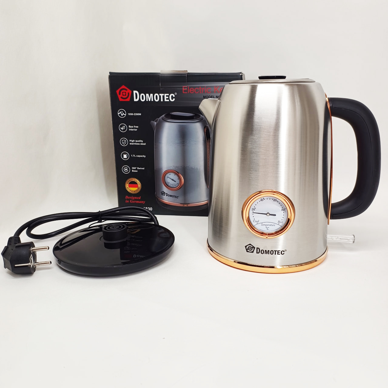 Електричний чайник Domotec MS-7849 з автовідключенням - Зображення 3