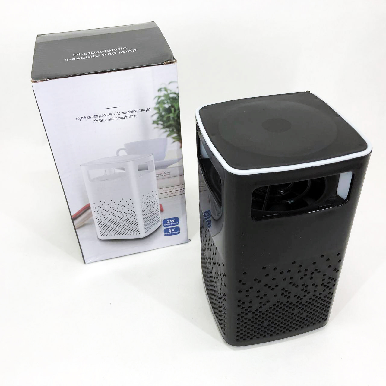 Лампа від комарів USB Bug Zapper Fly чорного кольору - Зображення 5
