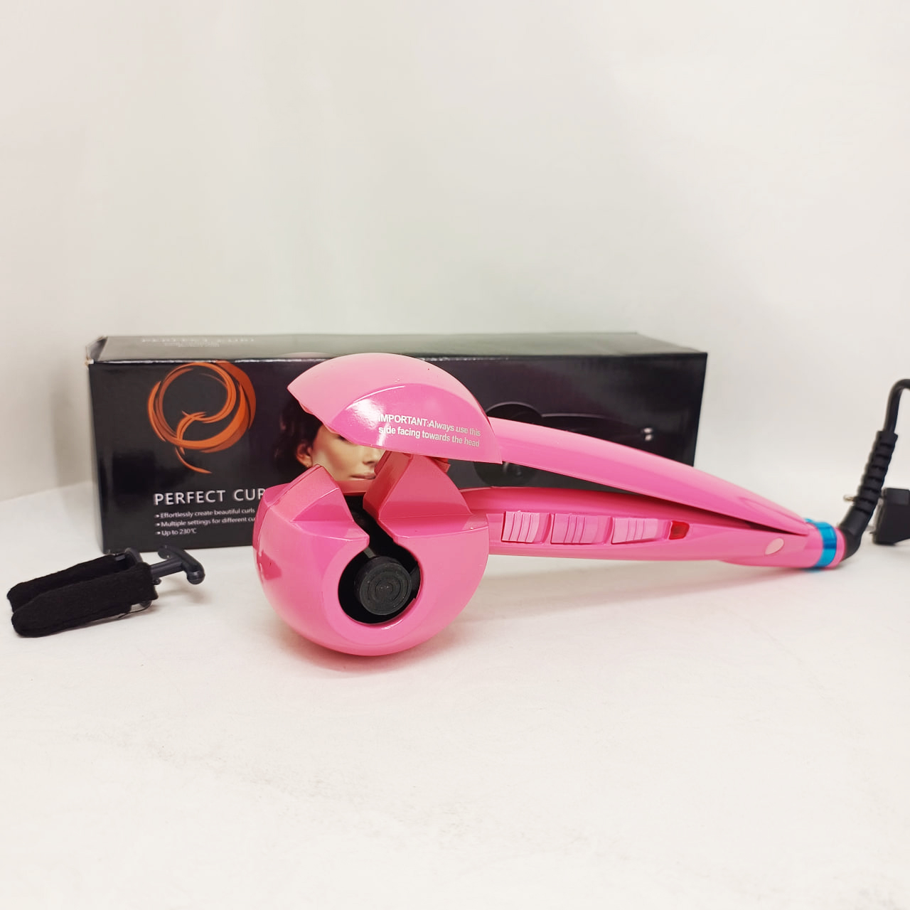 Плойка BALALISI Perfect Curl спіральна для завивки Pink