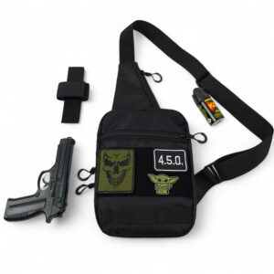 Сумка на плече тактична з кобурою MOLLE Cordura патч-панель