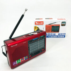 Портативне радіо MP3 USB Golon RX-6622 червоного кольору