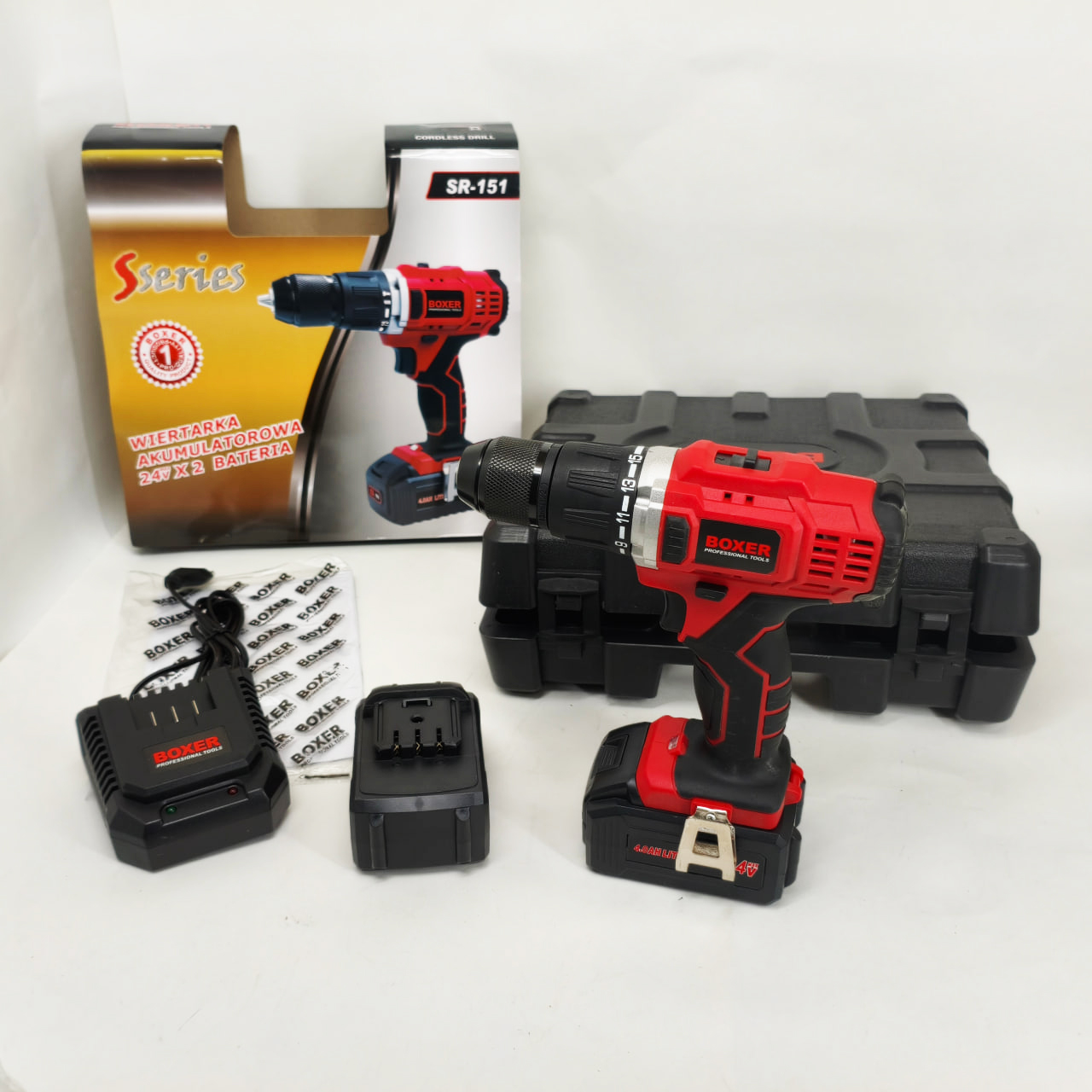 Портативний шуруповерт Boxer SR-151 24 В - Зображення 5