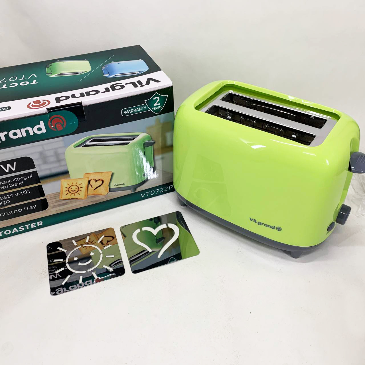 Тостер VILGRAND VT0722P зелений - Зображення 6