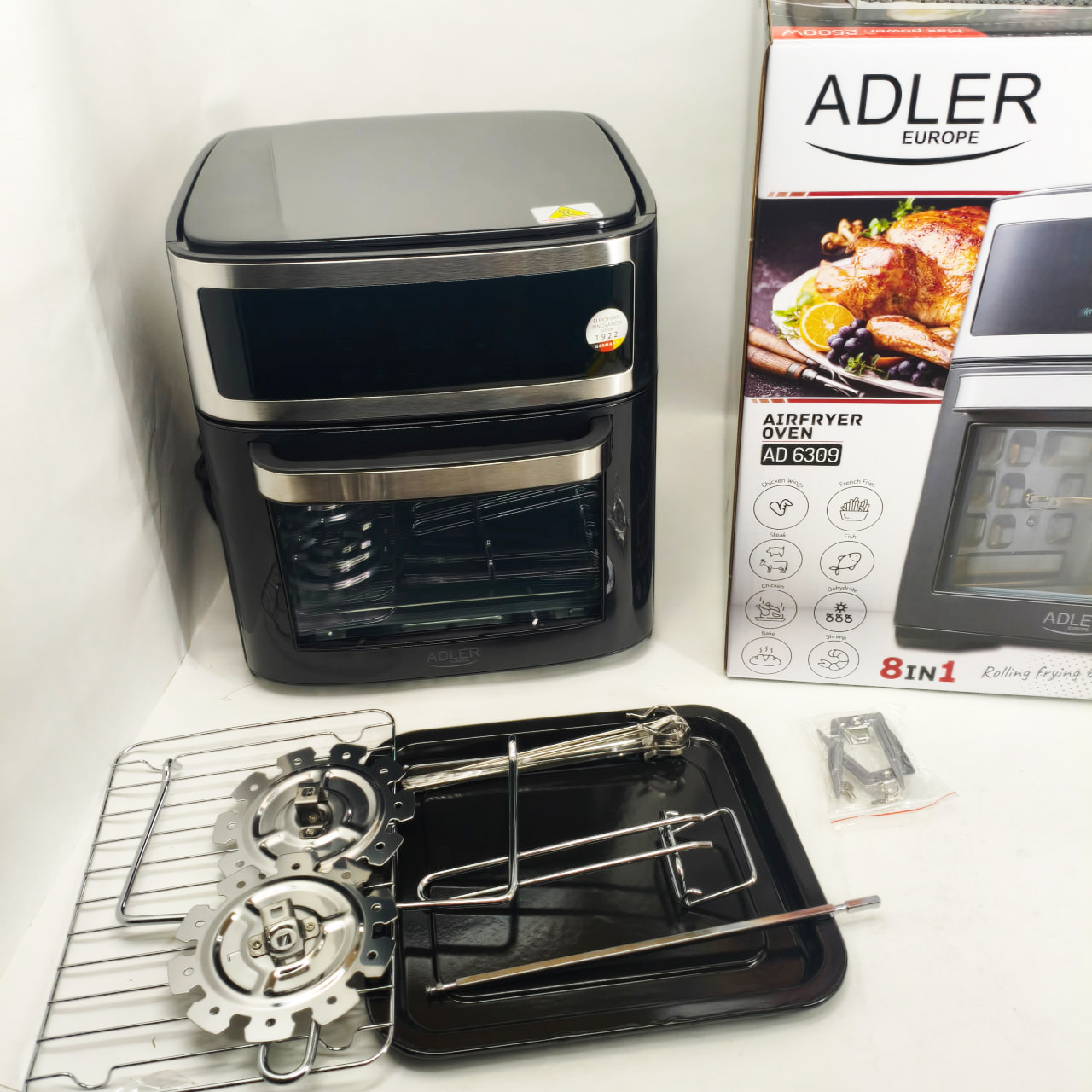 Аерофритюрниця Adler AD 6309 13 л 2500 Вт - Зображення 2