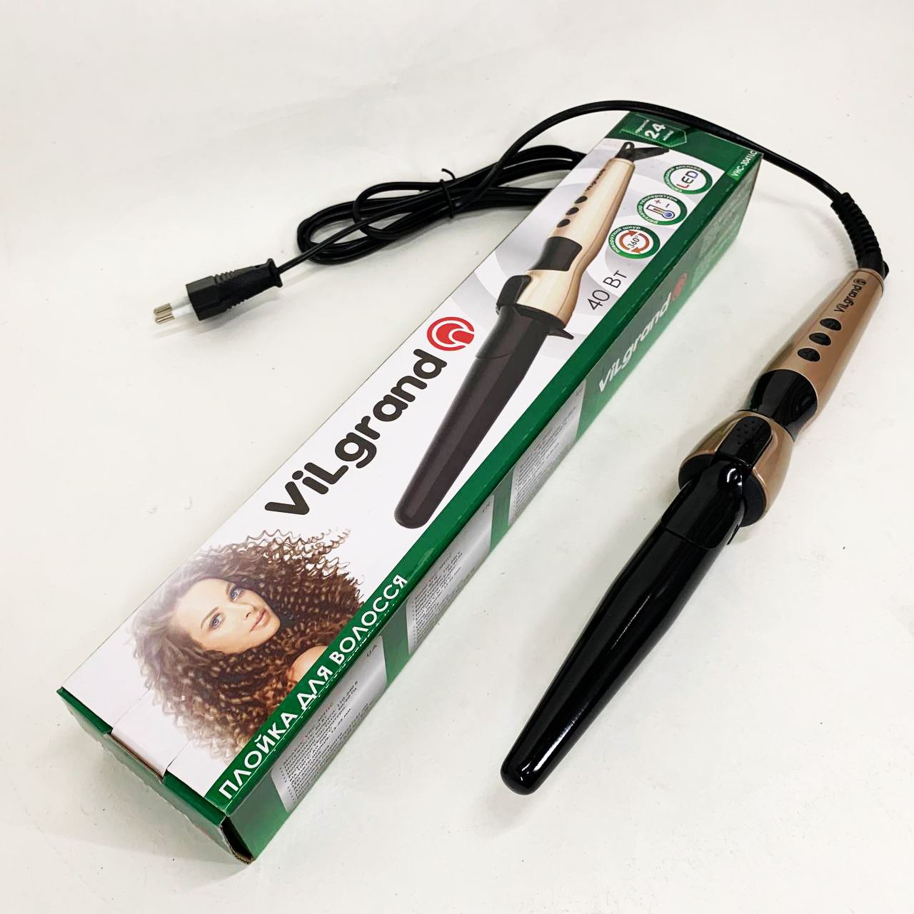 Плойка конусна ViLgrand VHC-3041LC Gold - Зображення 6