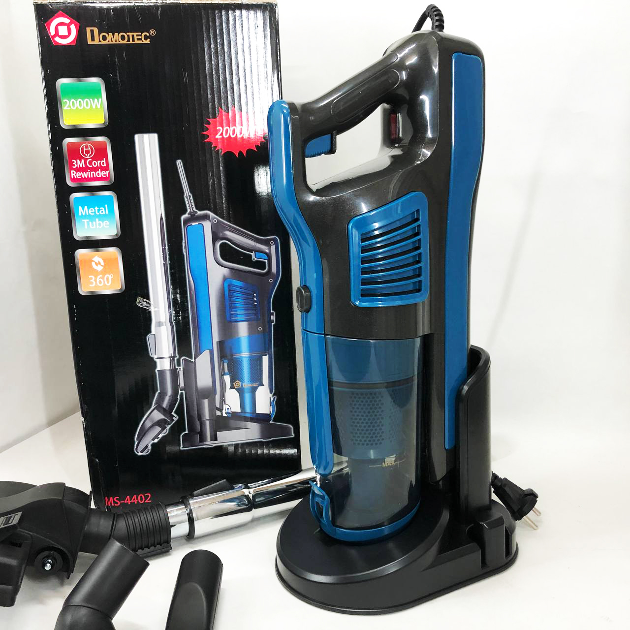 Ручний колбовий пилосос без мішка Domotec MS-4402 220 В - Зображення 2