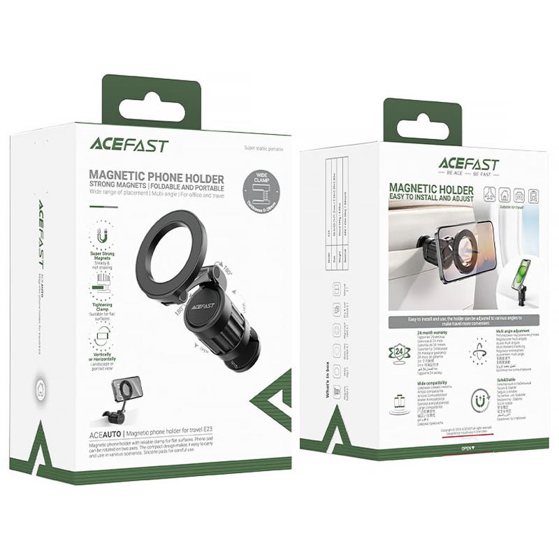 Магнітний тримач для телефону Acefast E23 Magnetic for Travel - Зображення 5