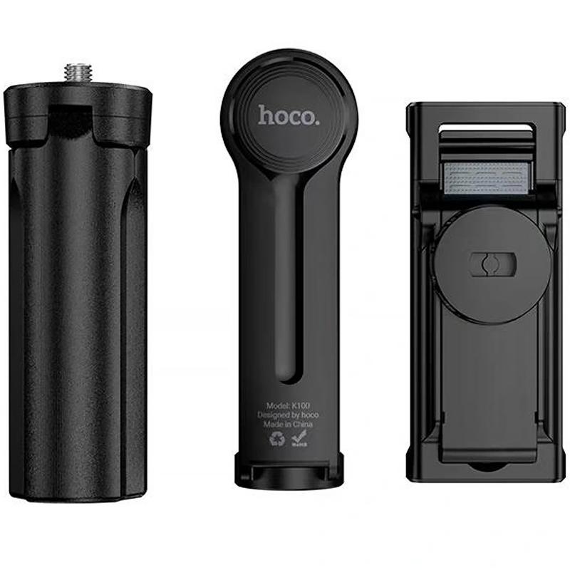 Монопод для селфі Hoco K100 Prestigio mini трипод + крепление 1/4 - Зображення 3