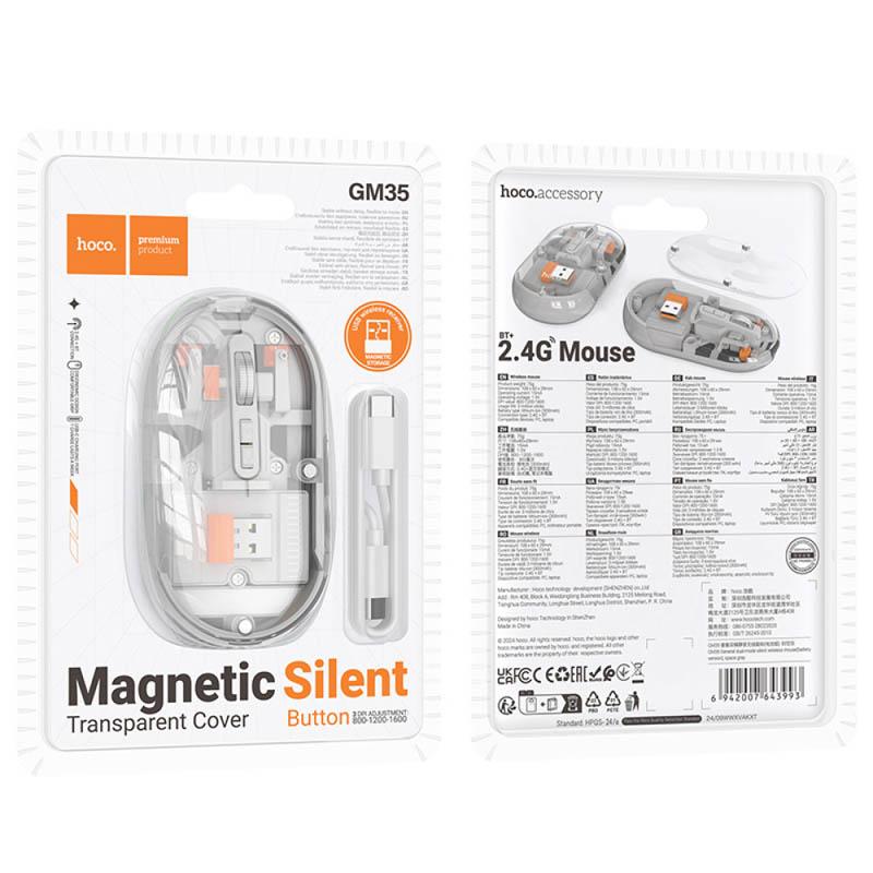 Миша бездротова Hoco GM35 General Bluetooth + 2.4G - Зображення 4