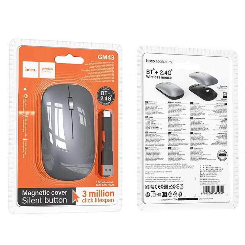 Миша бездротова Hoco GM43 Adelanto 2.4G - Зображення 2