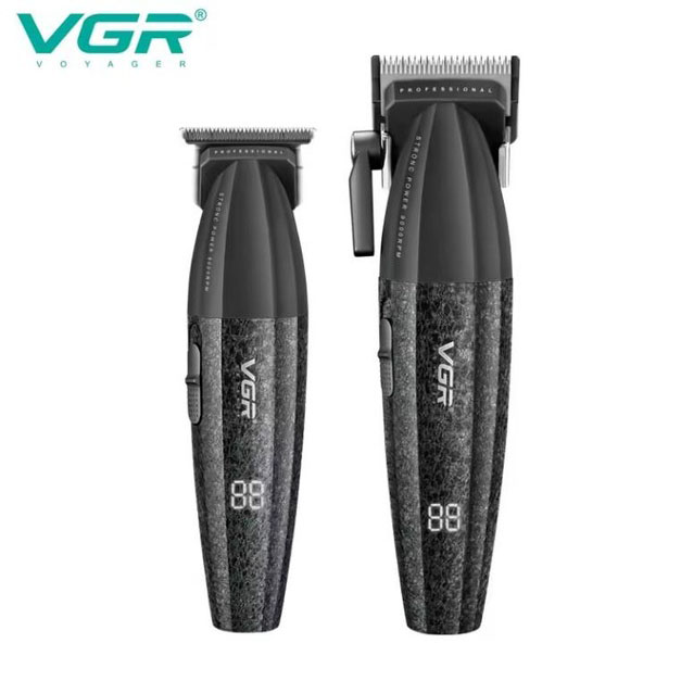 Набір для стрижки VGR V-640 акумуляторний Barber Combo PREMIUM чорного кольору - Зображення 5