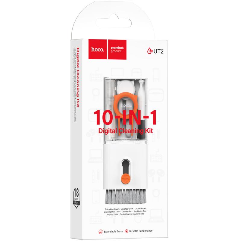 Набір для очищення гаджетів Hoco UT2 Mr. Gadget 10in1 - Зображення 2