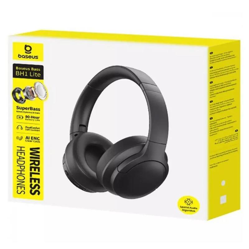 Накладні бездротові навушники Baseus Bass BH1 Lite AI ENC (A0203C) - Зображення 2