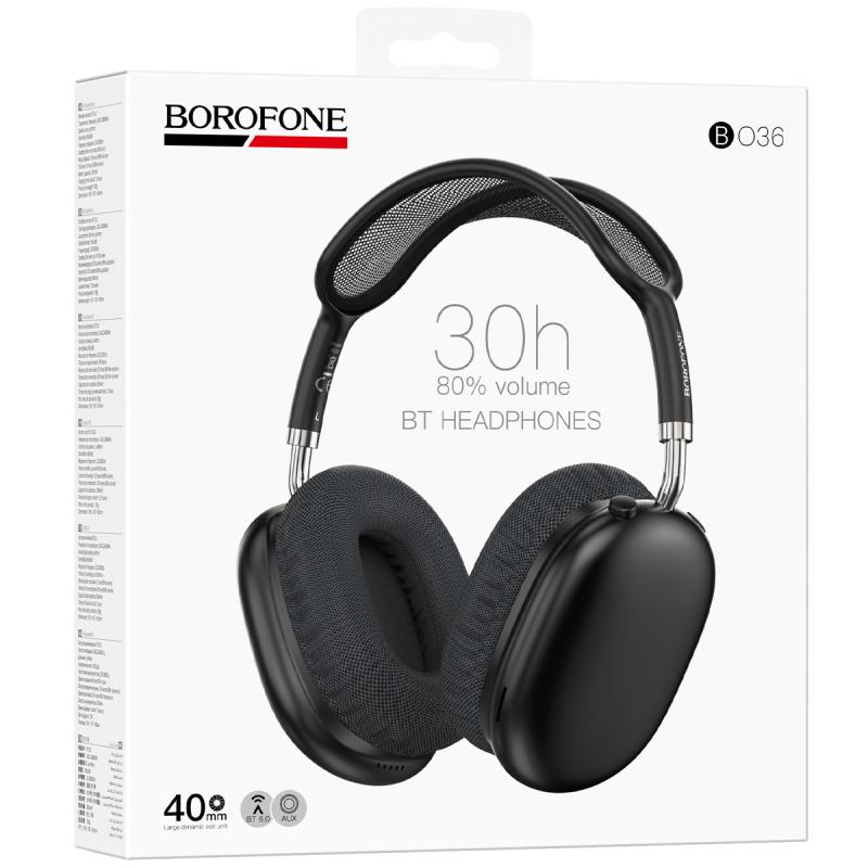 Накладні бездротові навушники Borofone BO36 Tone - Зображення 2
