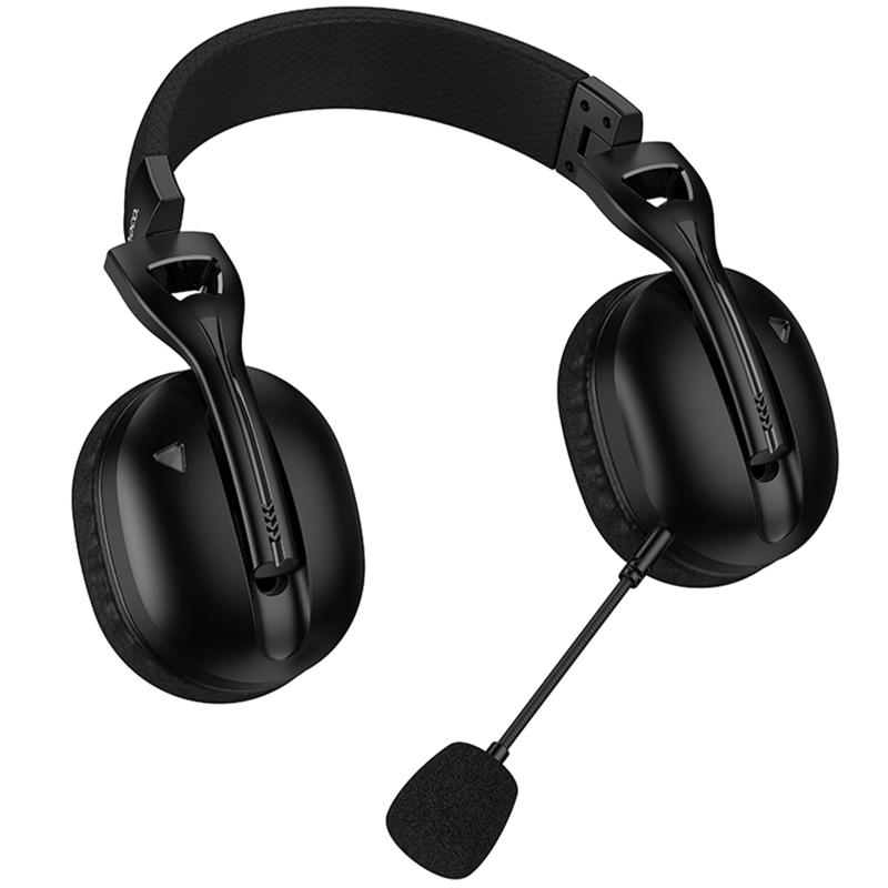 Накладні бездротові навушники Hoco W114 Magic +3.5mm+2.4G - Зображення 4