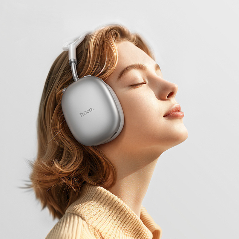 Накладні бездротові навушники Hoco W55 Plus Happiness ANC noise reduction - Зображення 4