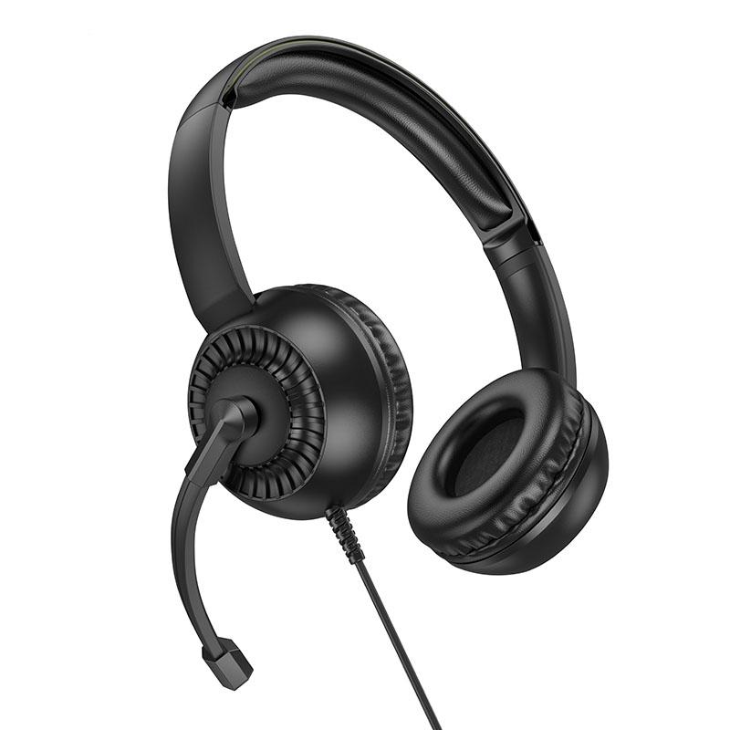 Накладні навушники Hoco W112 Pures (3.5mm/1.8m) - Зображення 2