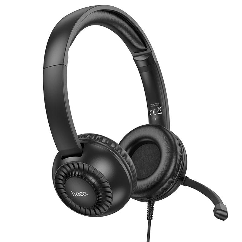 Накладні навушники Hoco W112 Pures (3.5mm/1.8m) - Зображення 4