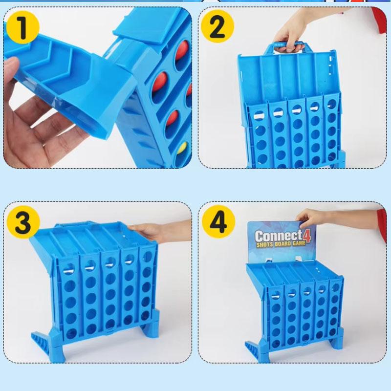 Настільна інтерактивна гра Ummi 22013 Connect 4 Shots Board Game - Зображення 4