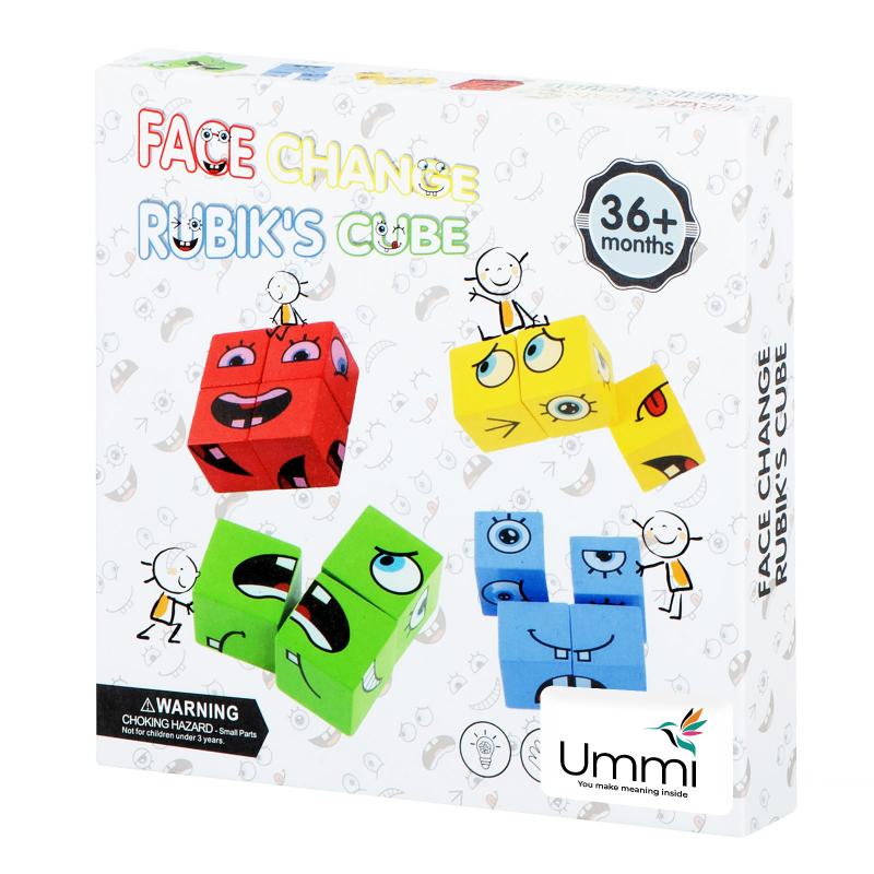 Настільна інтерактивна гра Ummi Face Change Rubik's Cube - Зображення 5