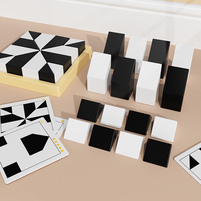 Настільна інтерактивна гра Ummi ME-149 Hidden Black and White Blocks - Зображення 3