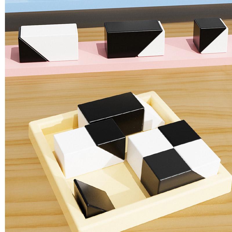 Настільна інтерактивна гра Ummi ME-149 Hidden Black and White Blocks - Зображення 5