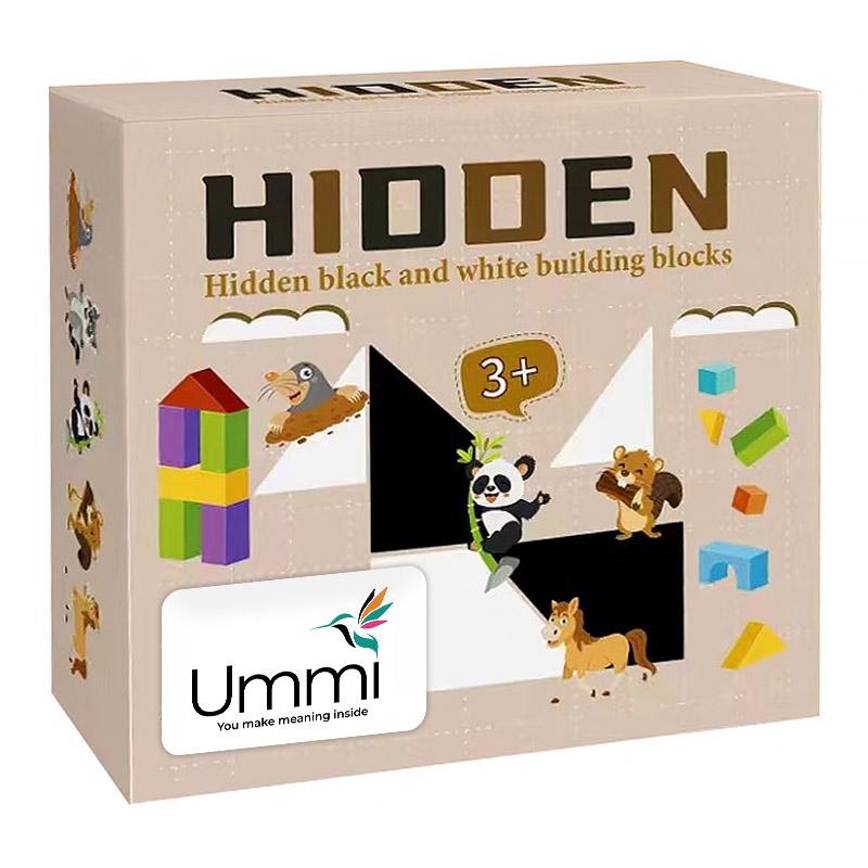 Настільна інтерактивна гра Ummi ME-149 Hidden Black and White Blocks - Зображення 6