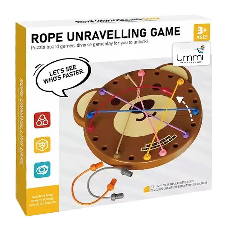 Настільна інтерактивна гра Ummi ME-241 Cute Bear Rope Unravelling Game - Зображення 4