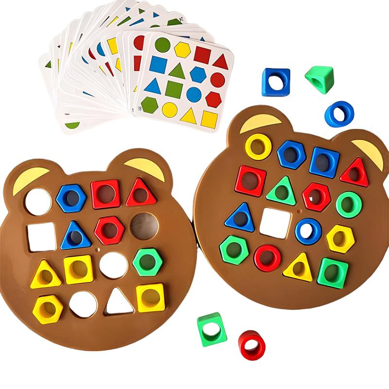 Настільна інтерактивна гра Ummi Shape Matching Game + answer bell - Зображення 2