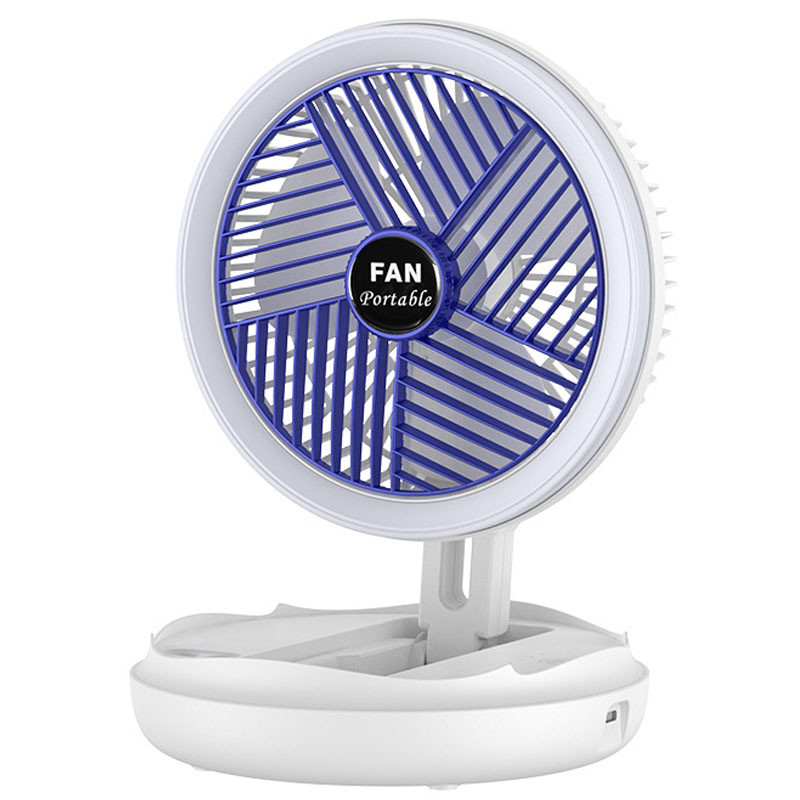 Настільний складний вентилятор Folding Fan 2in1 with Night Light - Зображення 2
