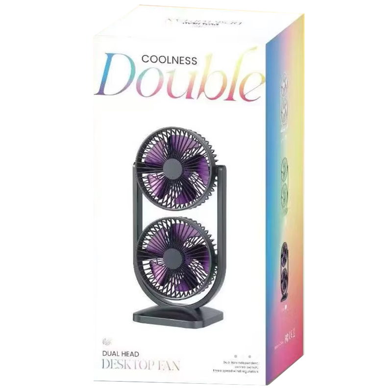 Настільний вентилятор S30 Dual-Fan 3000mAh - Зображення 3