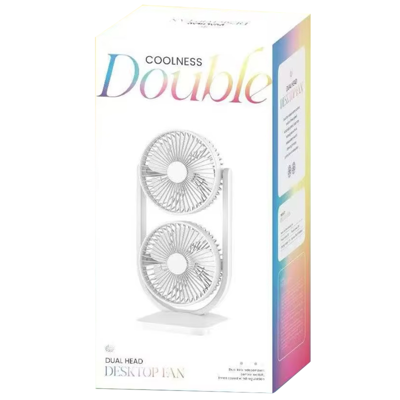 Настільний вентилятор S30 Dual-Fan 3000mAh - Зображення 4
