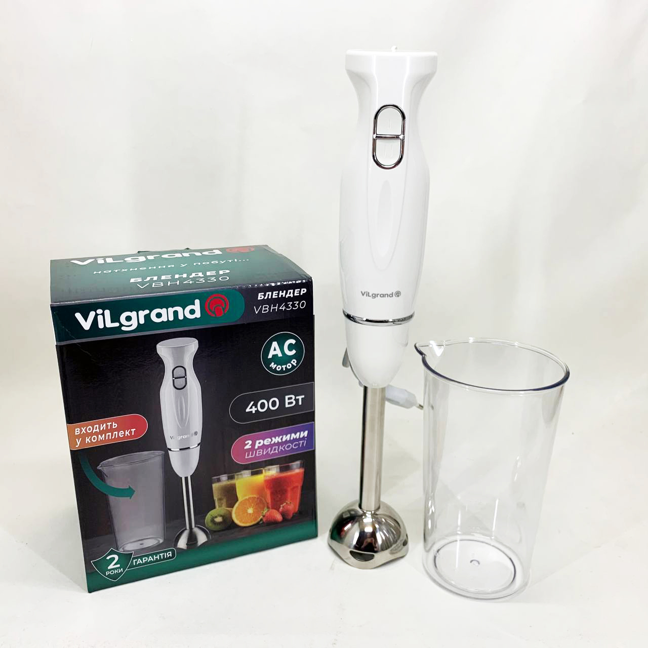 Блендер ViLgrand VBH4330 білий - Зображення 6