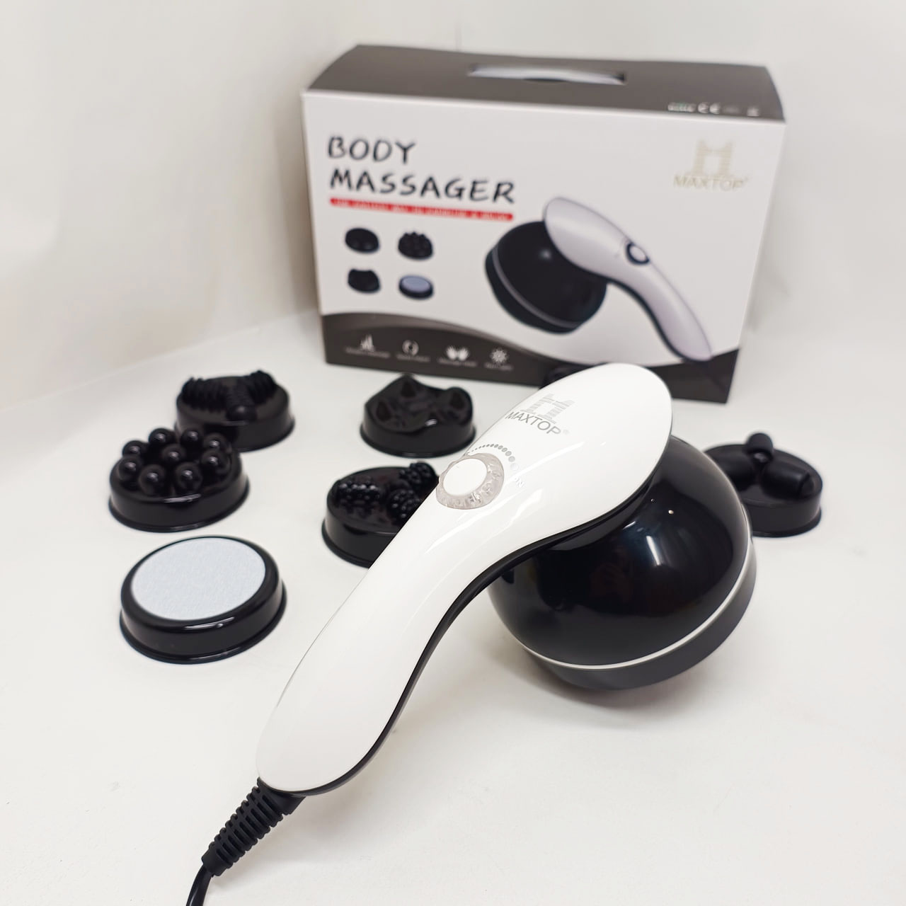 Вібраційний масажер Maxtop Magic Massager 8в1 для тіла - Зображення 3