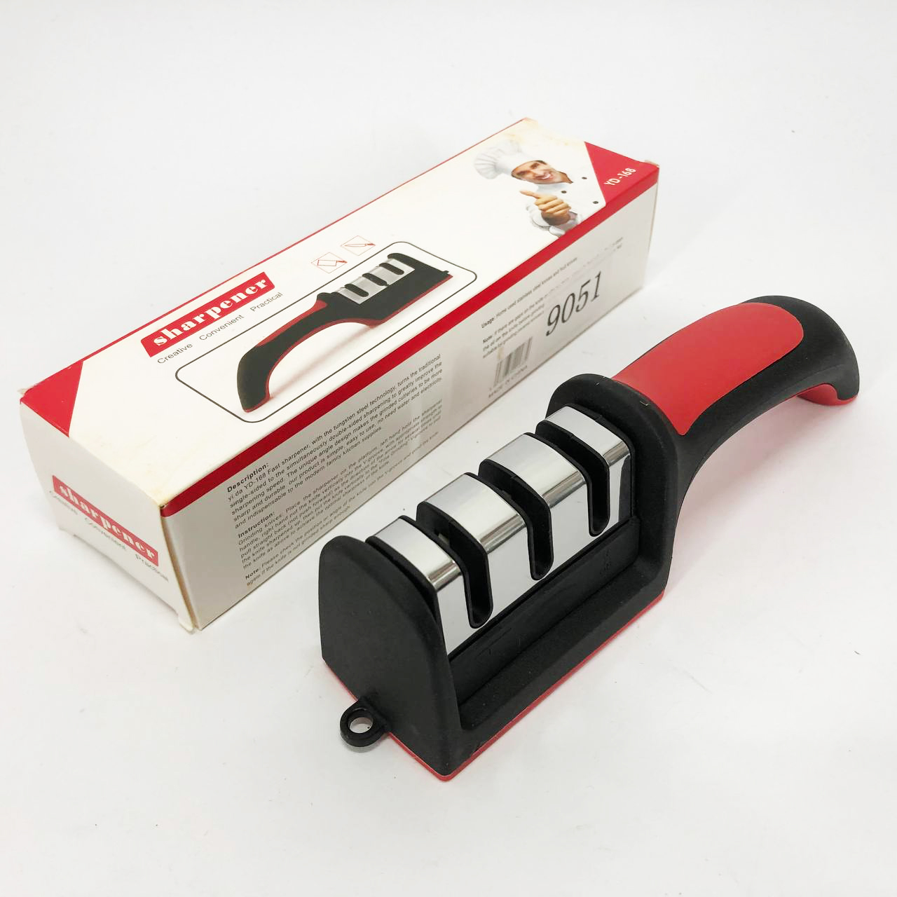 Професійна ручна точилка Fast Sharpener RS-168 з 3 рівнями заточування - Зображення 2