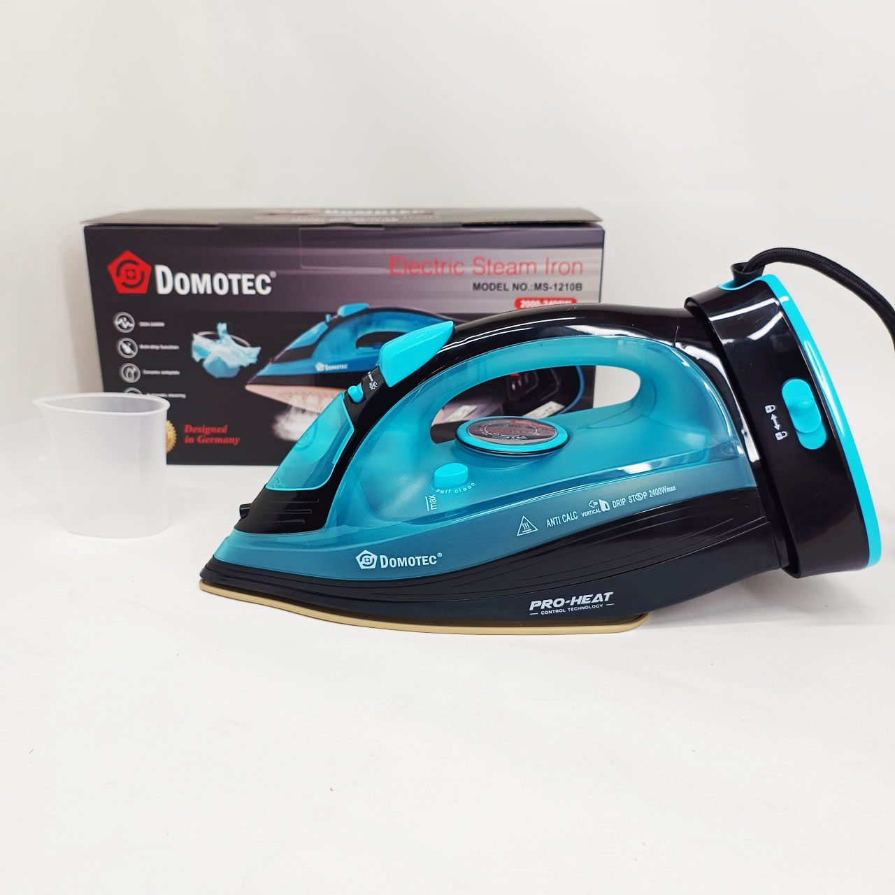 Праска бездротова Domotec MS-1210 з вертикальним відпарюванням 2400 Вт - Зображення 4