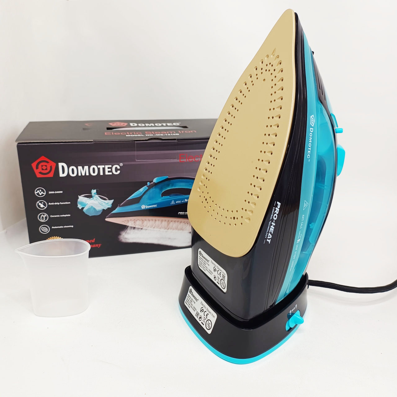 Праска бездротова Domotec MS-1210 з вертикальним відпарюванням 2400 Вт - Зображення 2