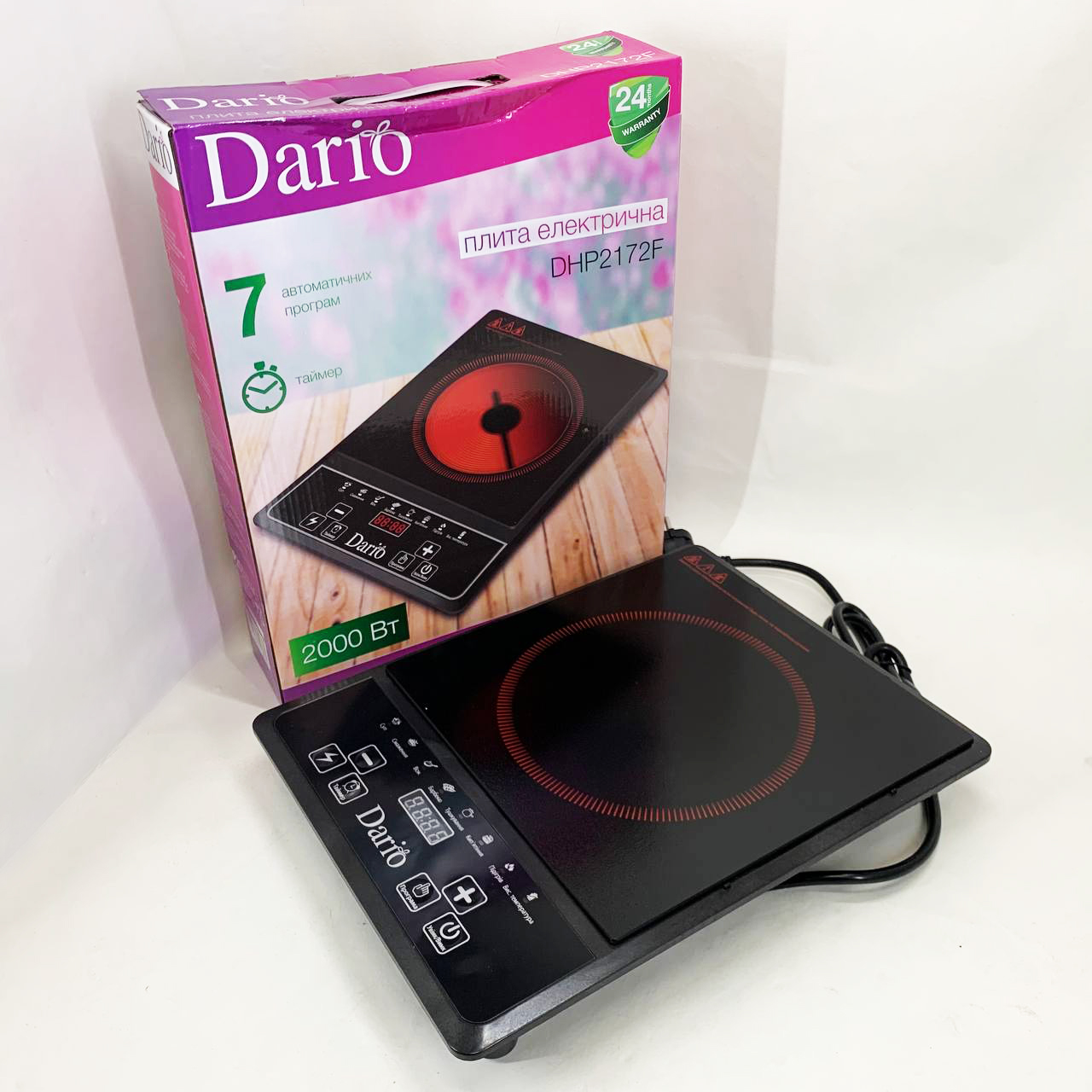 Інфрачернова настільна плита DARIO DHP2172F