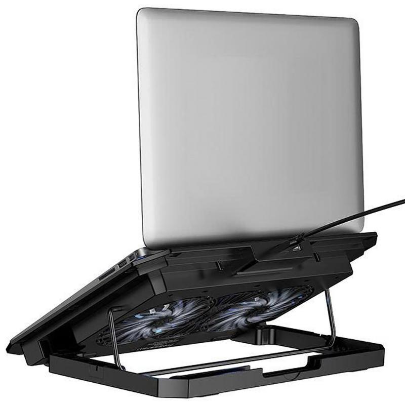 Охолоджуючий кулер-підставка для ноутбуку Hoco GA4 Jade Cooling Stand - Зображення 3